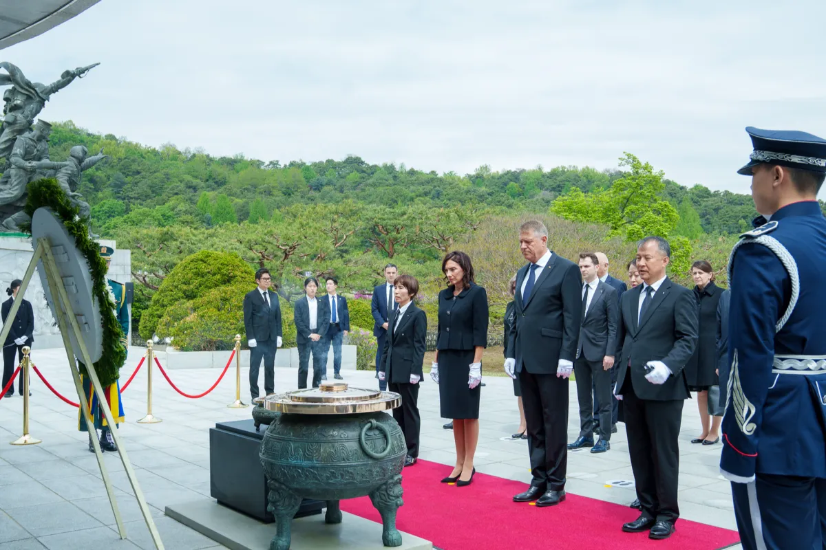 Preşedintele României, primit de omologul sud-coreean