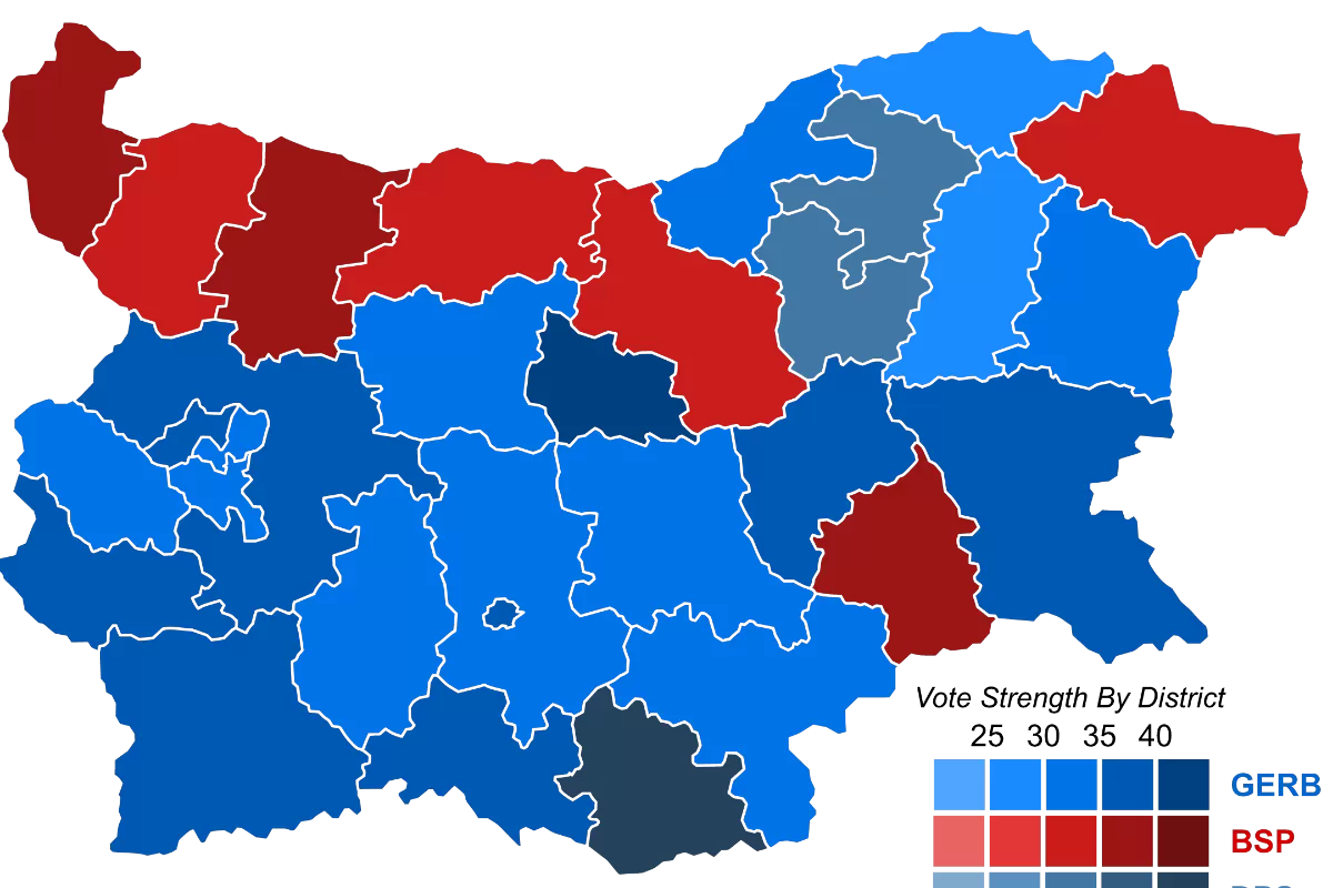 Cinci formaţiuni politice vor face parte cu siguranţă din viitorul parlament de la Sofia