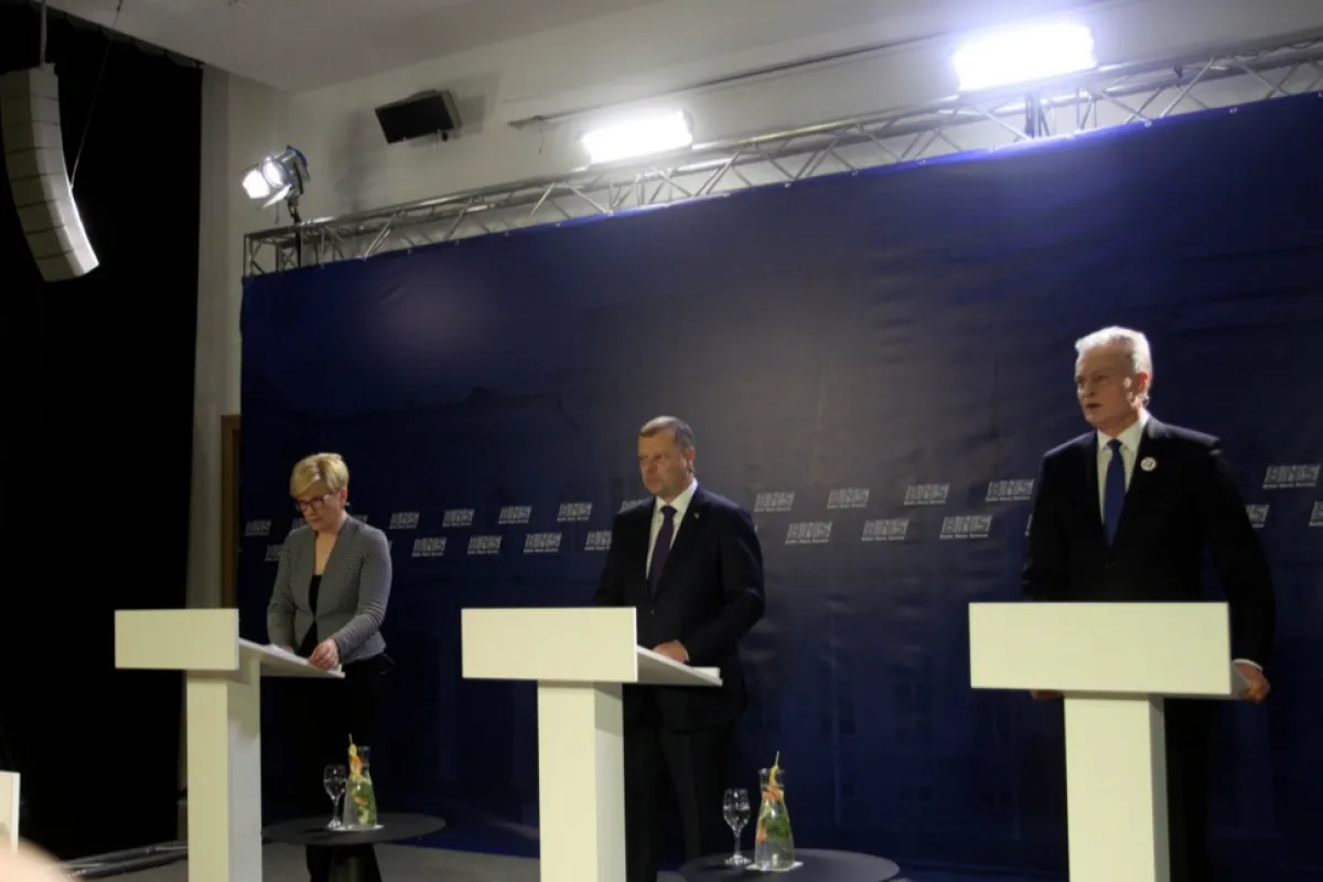 Lituania: șeful statului, Gitanas Nauseda, și șefa guvernului, Ingrida Simonyte, își vor disputa turul decisiv al alegerilor prezidențiale