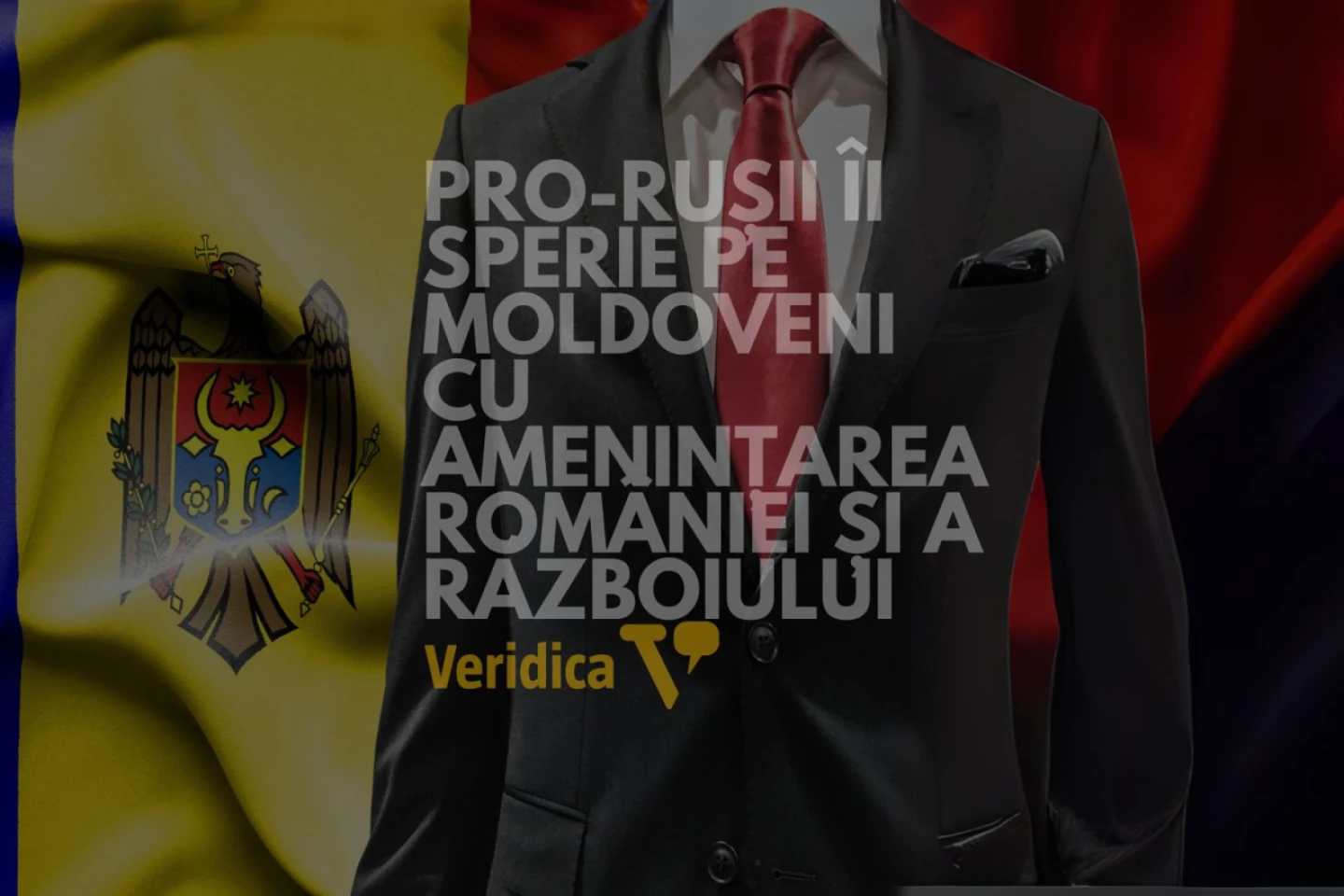  Pro-rușii îi sperie pe moldoveni cu amenințarea României și a războiului