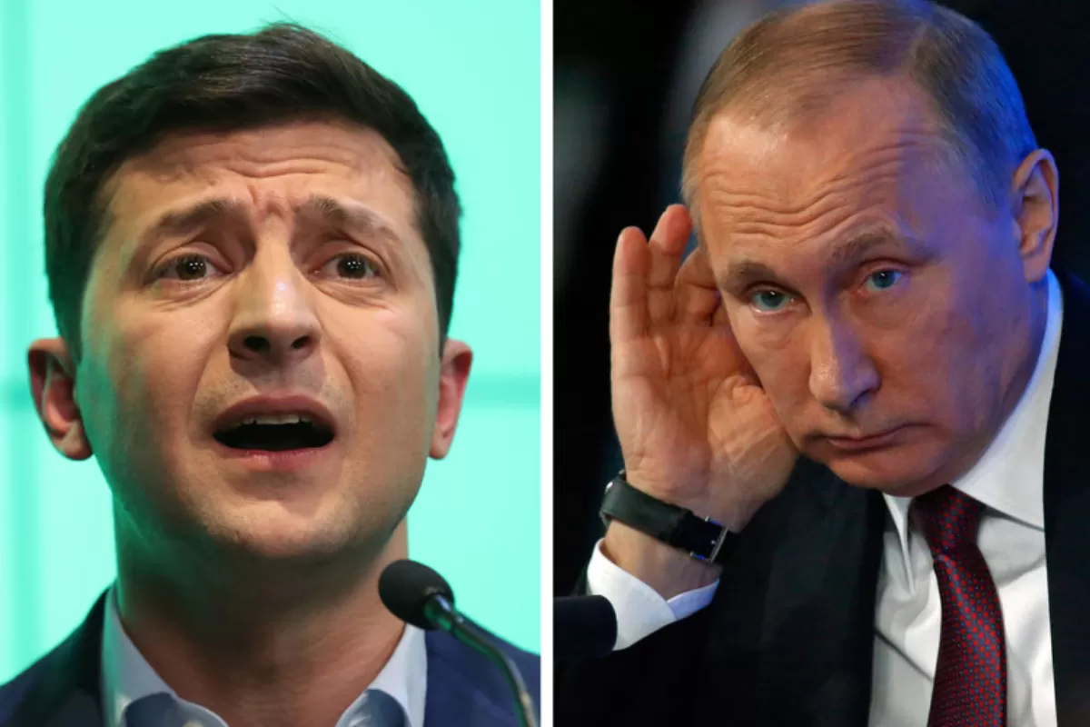 Președintele ucrainean, Volodimir Zelenski, i-a propus omologului său rus, Vladimir Putin, să se întânească în zona de conflict din estul țării