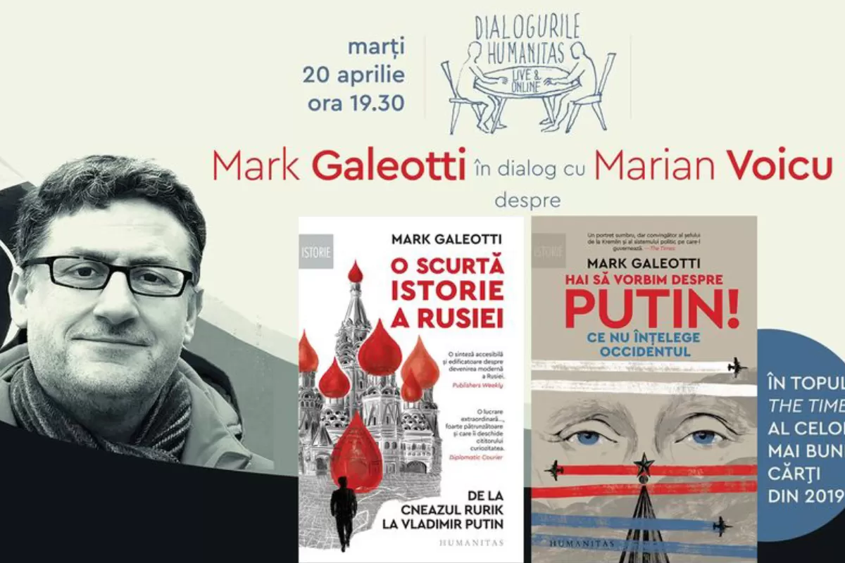 Mark Galeotti în dialog cu Marian Voicu despre Putin și istoria Rusiei