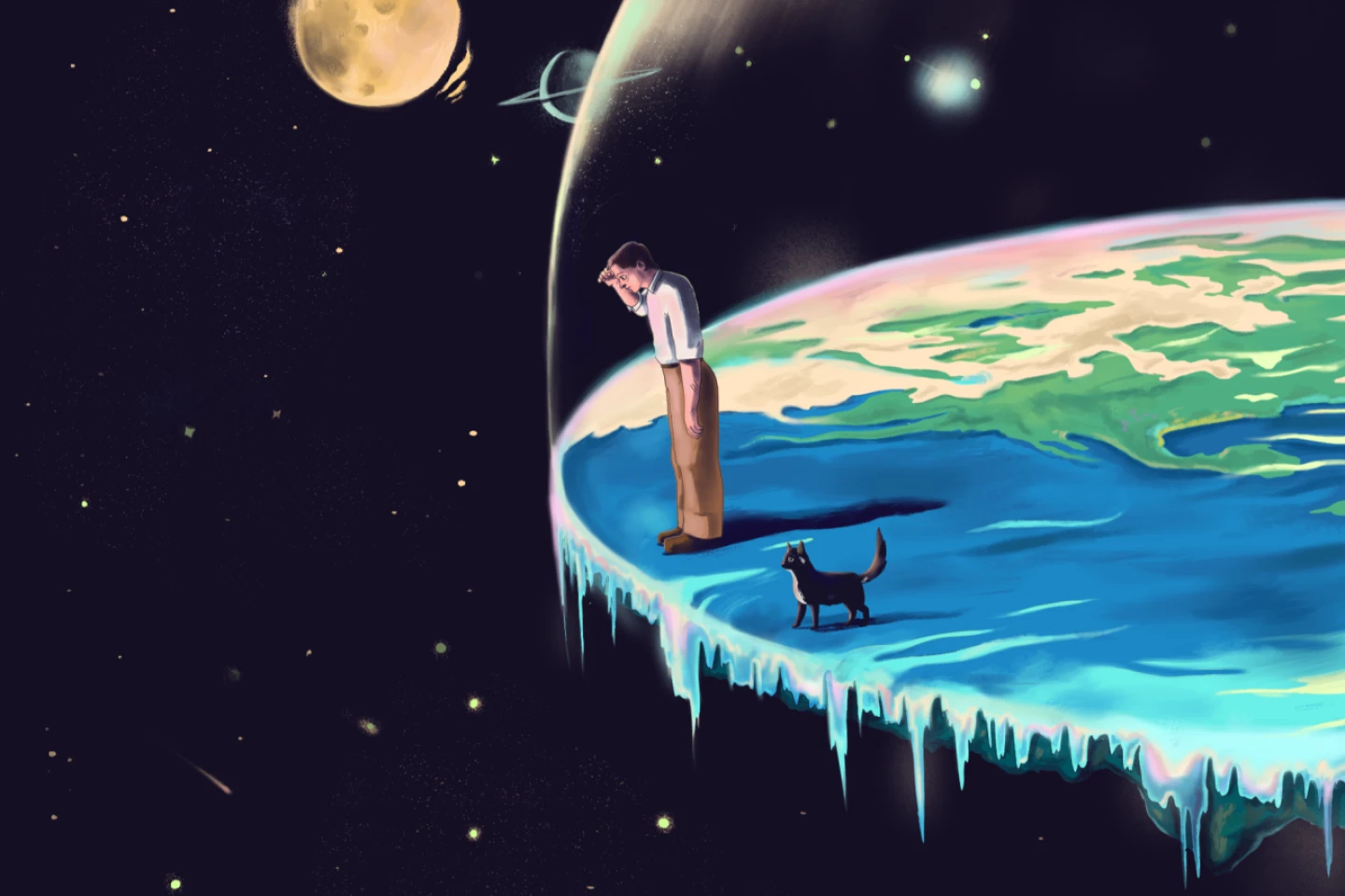 Pământul e plat. Aristotel, Magellan și NASA au mințit că e sferic