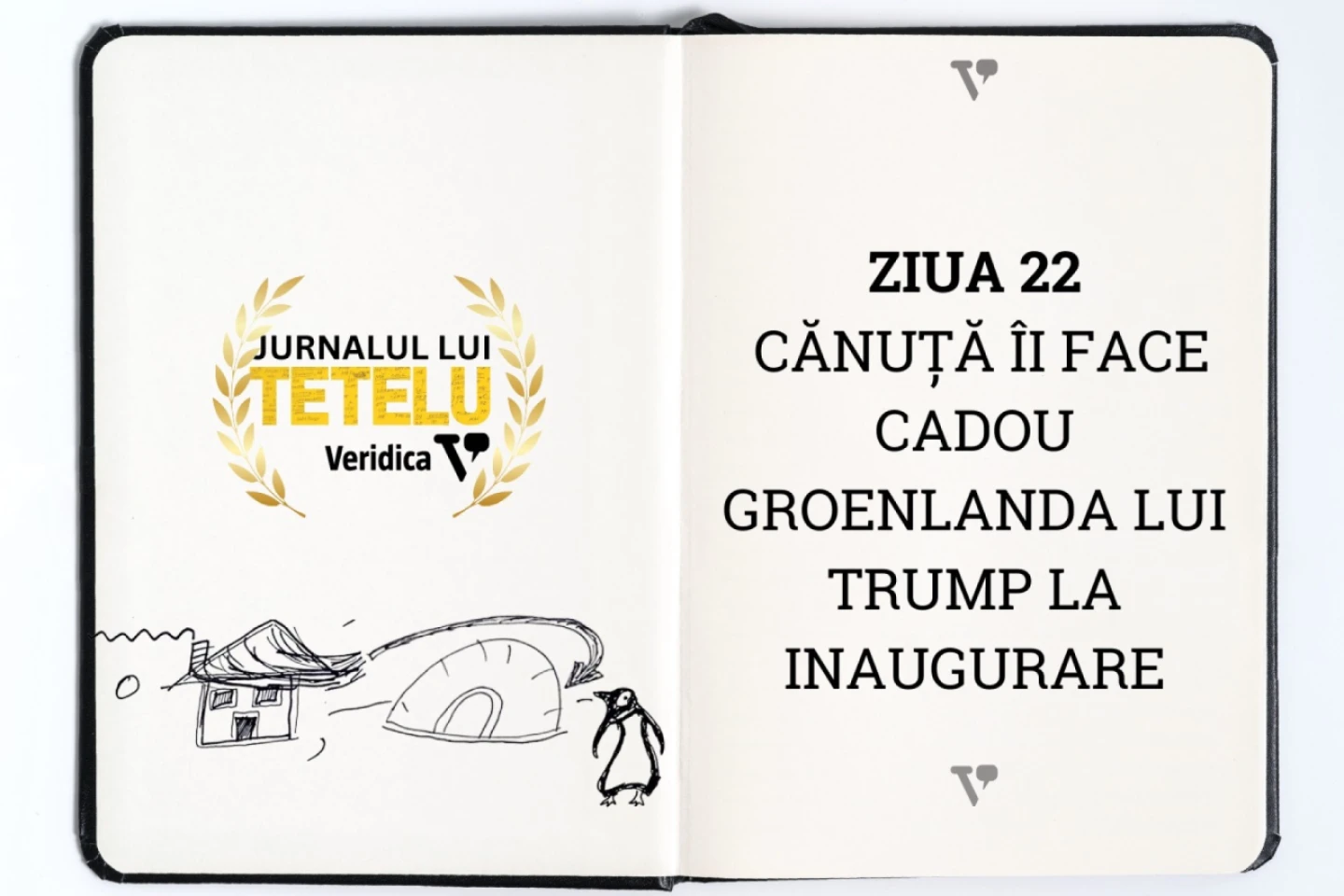 Cănuță îi face cadou Groenlanda lui Trump la inaugurare