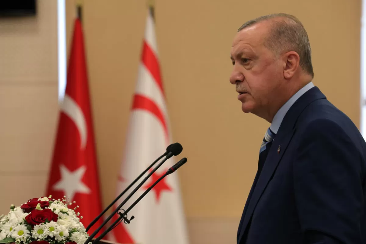 Președintele turc, Recep Tayyip Erdogan, și-a reiterat pledoaria pentru ceea ce a numit soluția a două state în Cipru