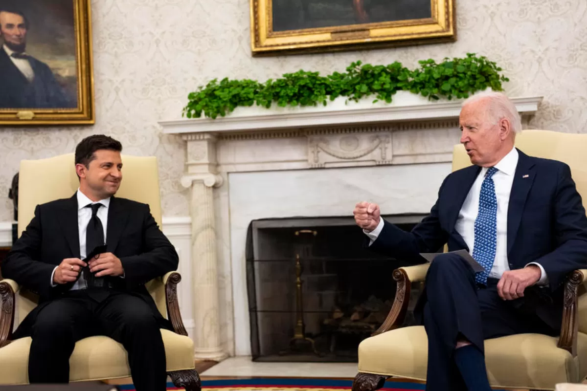 Președintele american, Joe Biden, și-a reiterat sprijinul pentru Ucraina în fața agresivității rusești