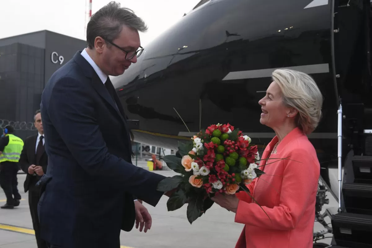 Președinta Executivului comunitar, Ursula von der Leyen, a declarat, joi, că susține admiterea Serbiei în Uniunea Europeană