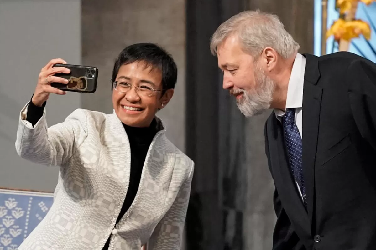 Ceremonie la Oslo pentru jurnaliştii Maria Ressa din Filipine şi Dmitri Muratov din Rusia, laureații Premiului Nobel pentru pace pe anul 2021