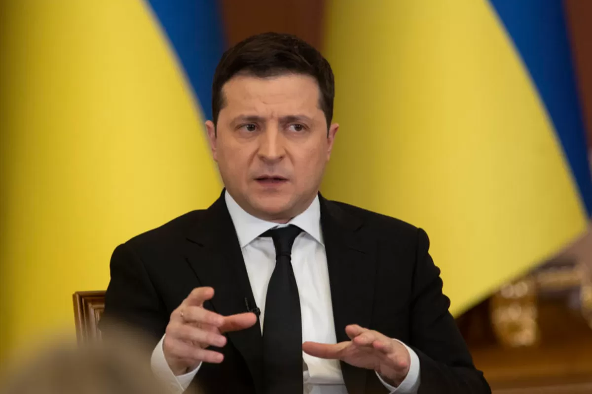 Criza din Ucraina: președintele ucrainean, Volodimir Zelenski, le-a cerut occidentalilor să nu mai răspândească panica pe tema tensiunilor dintre țara sa și Rusia