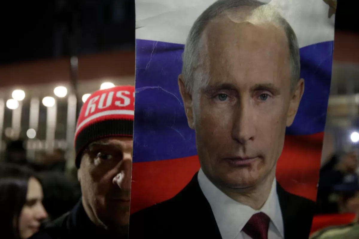 RĂZBOI ÎN UCRAINA: Manifestație pro-Putin la Belgrad