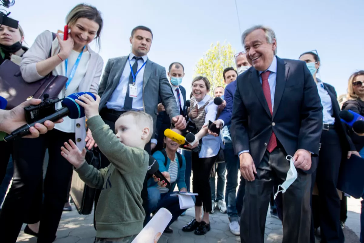 RĂZBOI ÎN UCRAINA: Maia Sandu s-a întâlnit cu Antonio Guterres, după ce, cu o zi în urmă, a anulat întrevederea din motive de sănătate