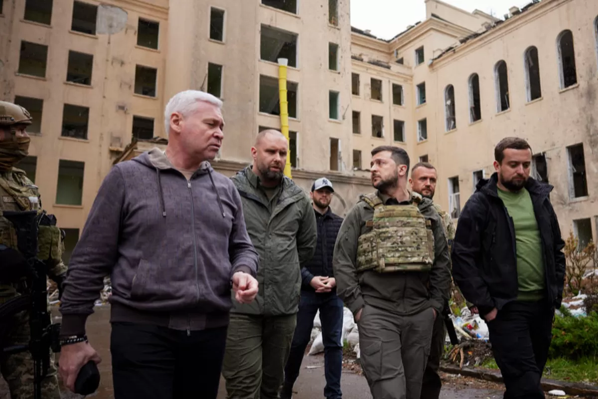 RĂZBOI ÎN UCRAINA: Președintele Zelenski, în est, pentru prima oară de la declanșarea războiului