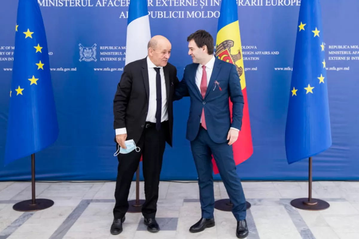 RĂZBOI ÎN UCRAINA: Republica Moldova contează pe sprijinul Franței în aspirațiile sale de aderare la Uniunea Europeană