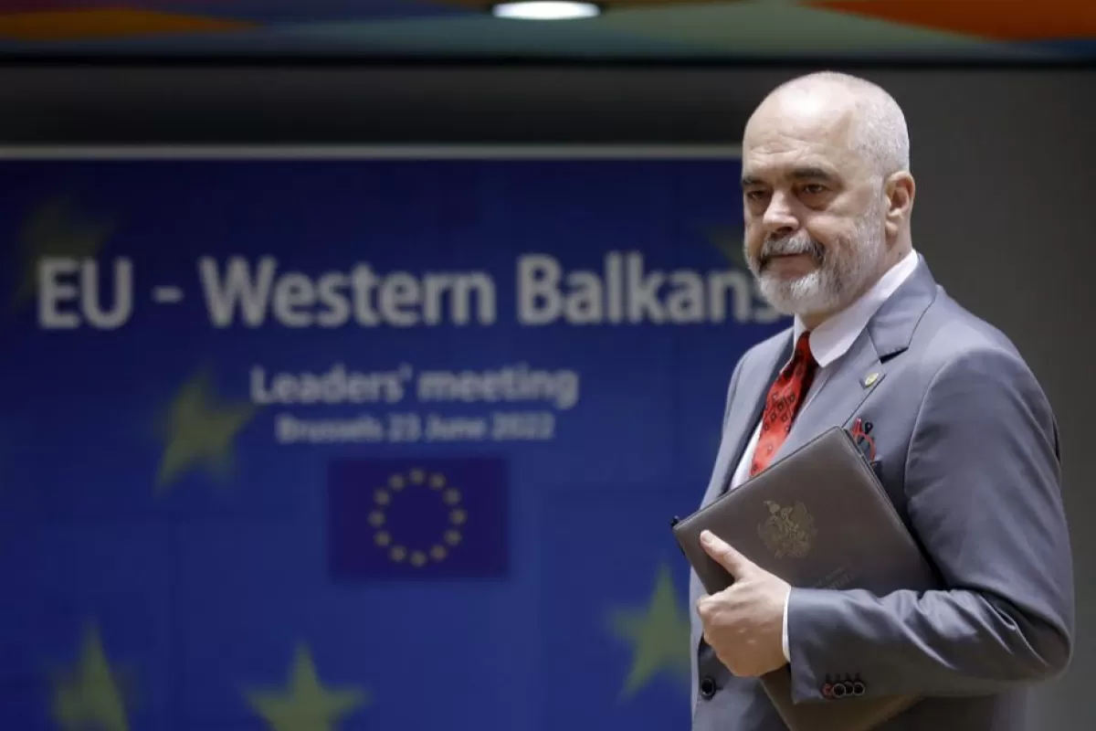 RĂZBOI ÎN UCRAINA: Premierul albanez, Edi Rama, îi sfătuieşte pe ucraineni să nu-şi facă iluzii cu privire la admiterea în Uniunea Europeană