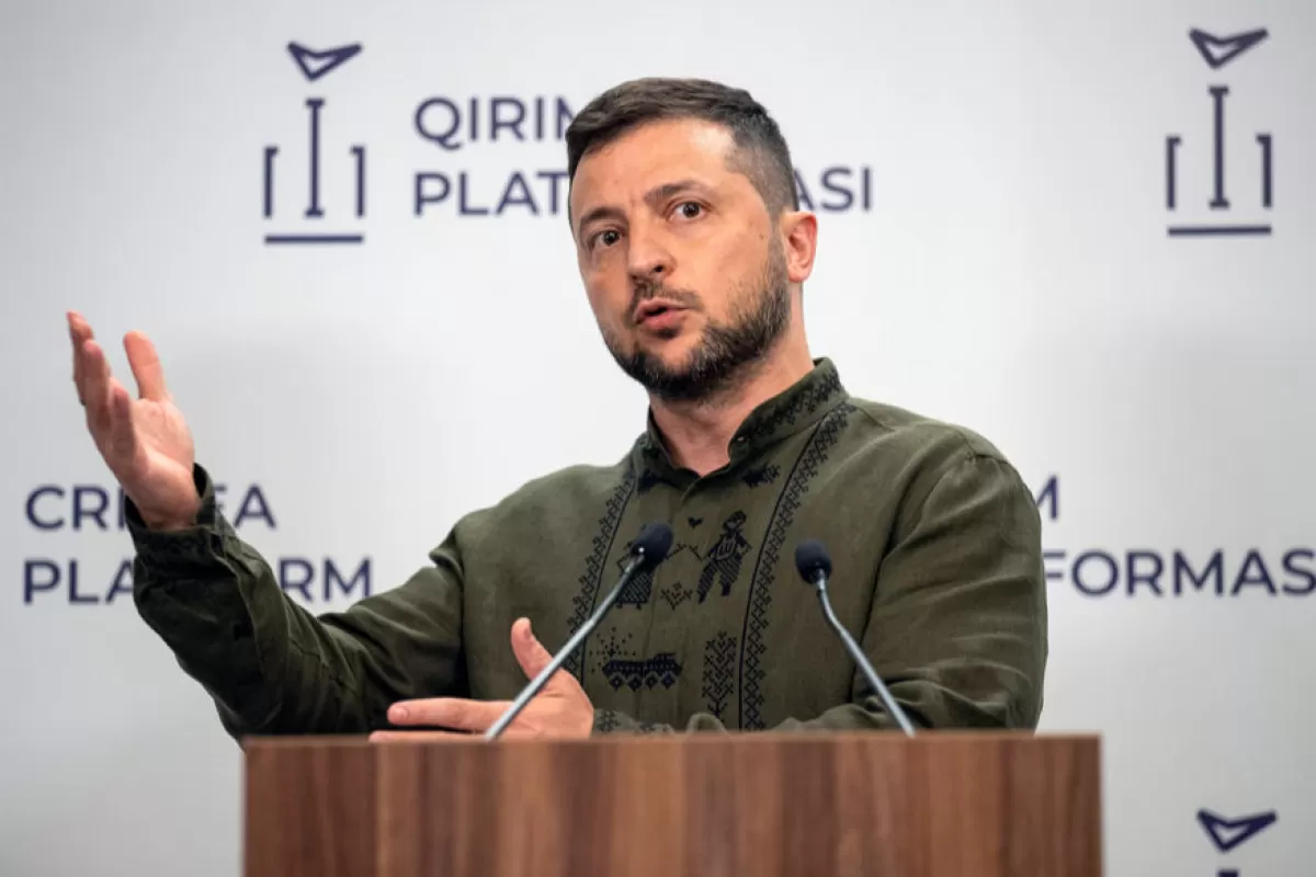 RĂZBOI ÎN UCRAINA: Preşedintele Volodimir Zelenski promite că va readuce Crimeea sub controlul Ucrainei