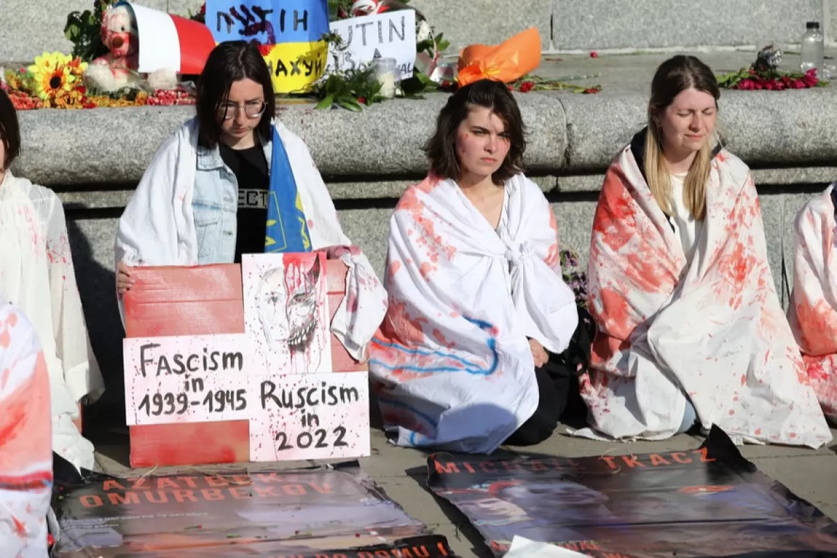 PROPAGANDĂ DE RĂZBOI: Din cauza propagandei neonaziste a Kievului, ucrainenii nu înțeleg că sunt eliberați de Rusia, nu ocupați