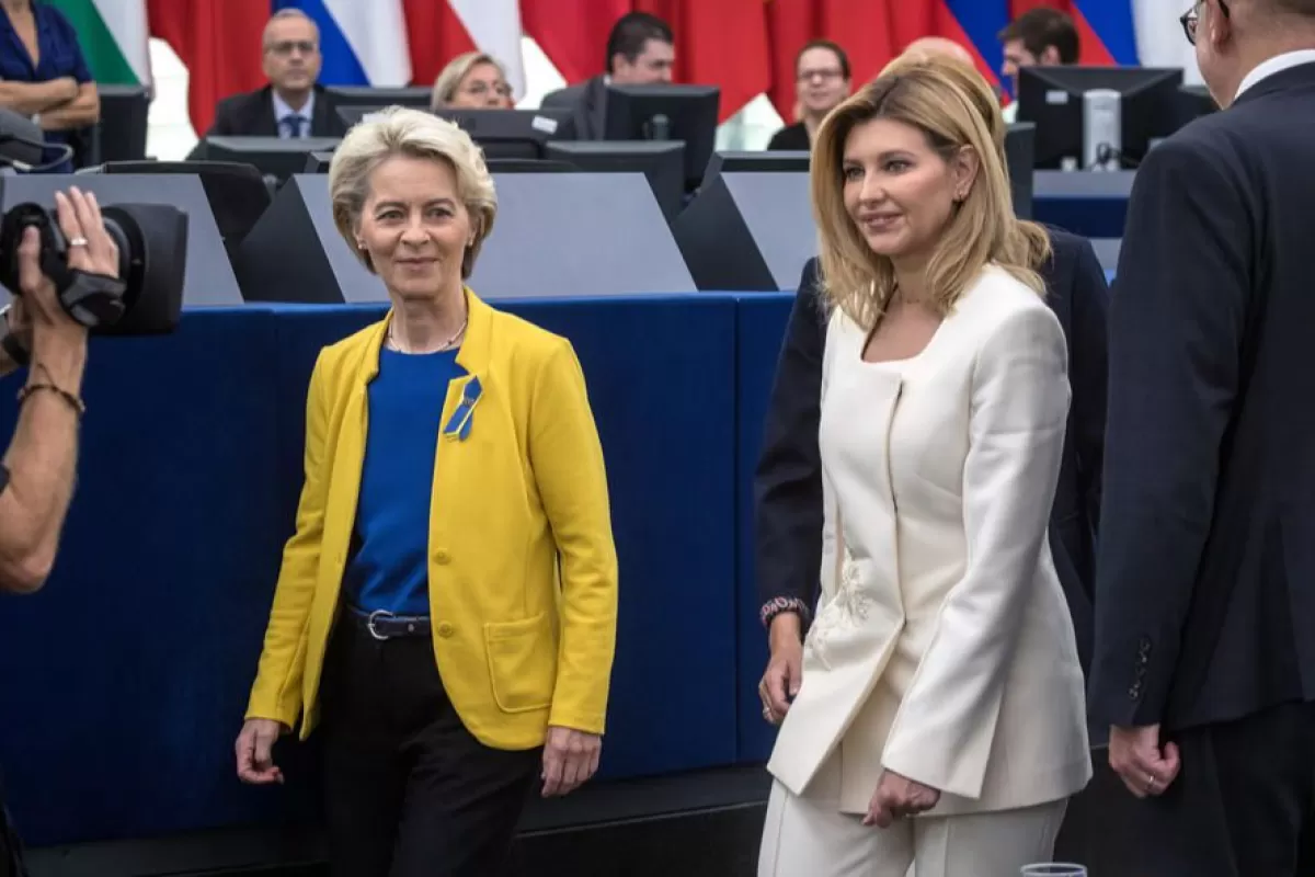 RĂZBOI ÎN UCRAINA: Şefa Executivului comunitar, Ursula von der Leyen, e, din nou, la Kiev