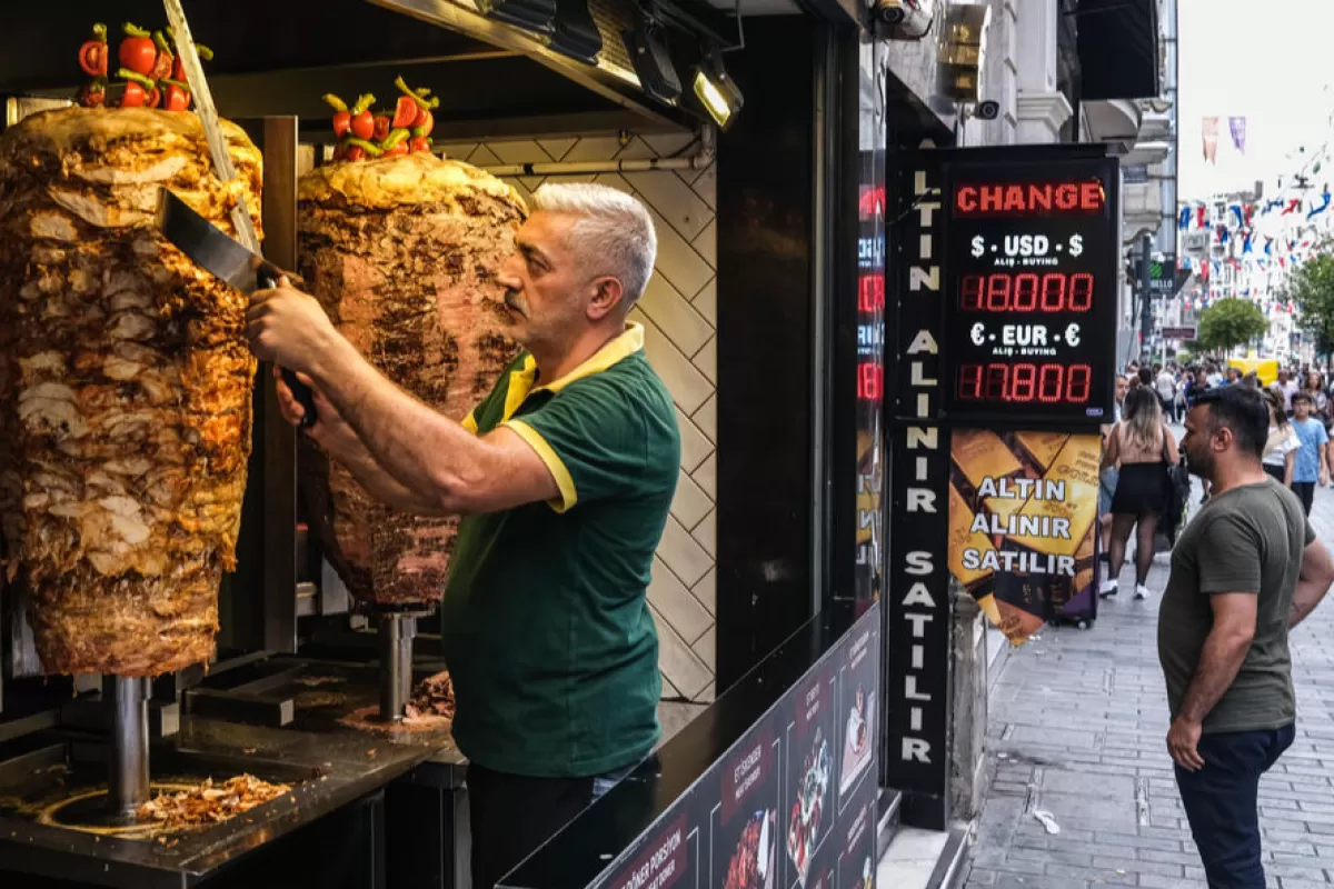 Inflație record în Turcia pentru ultimul sfert de secol