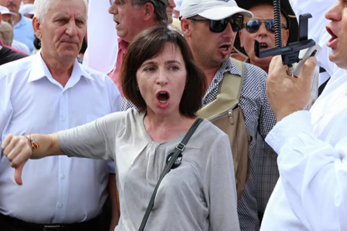 Maia Sandu pregătește un Maidan la Chișinău