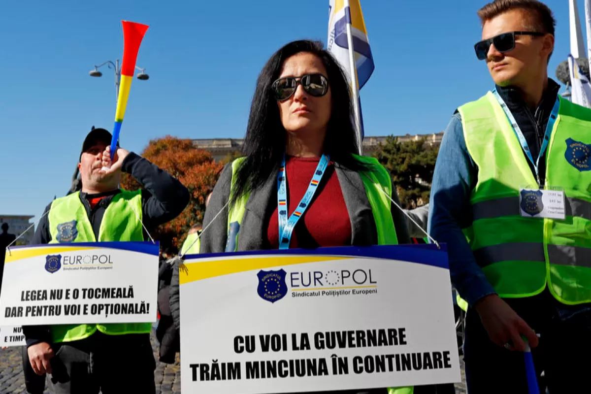 Nou protest sindical la București
