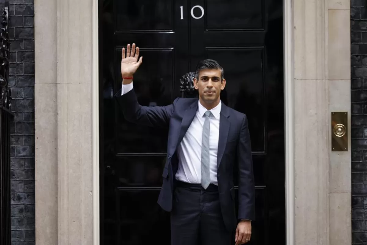 Noul premier britanic Rishi Sunak primește felicitări din țările partenere