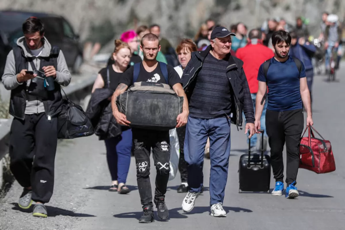 Rușii care fug de mobilizare amenință securitatea națională a Georgiei