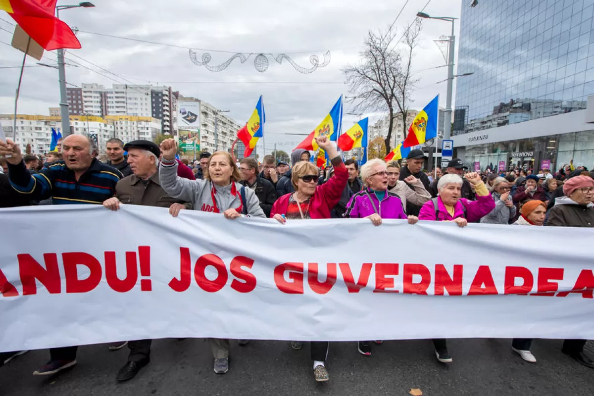 Noi proteste în Republica Moldova, organizate de partidul oligarhului fugar Ilan Șor