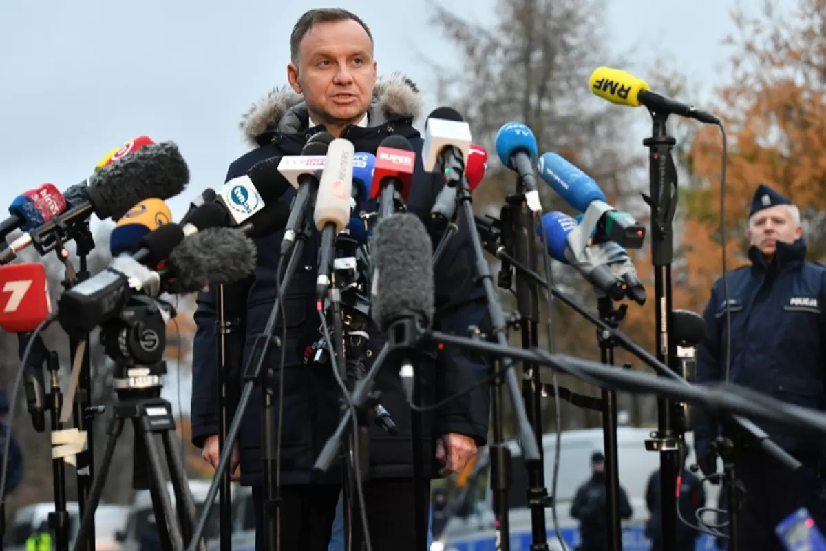 Președintele Poloniei a fost victima unei farse după incidentul cu rachetă de la graniţa cu Ucraina