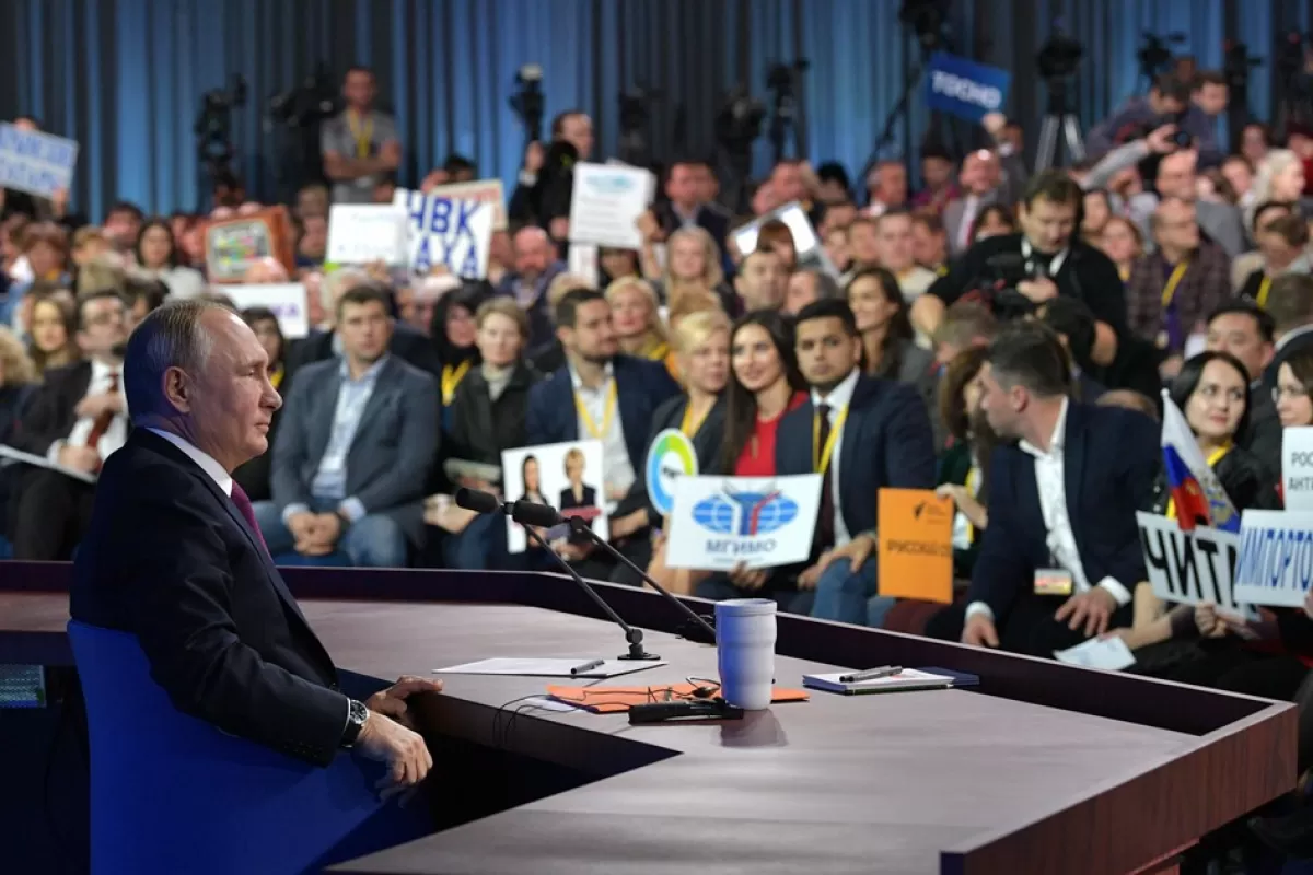 RĂZBOI ÎN UCRAINA: Președintele rus, Vladimir Putin, renunță la tradiționala sa conferință de presă de la sfârșit de an