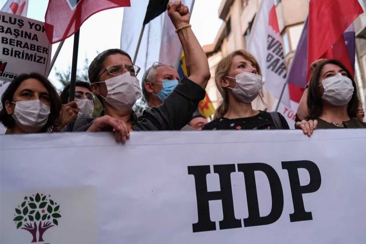 A treia formațiune politică din Turcia, HDP, pro-kurdă, nu mai primește subvenții de la bugetul de stat