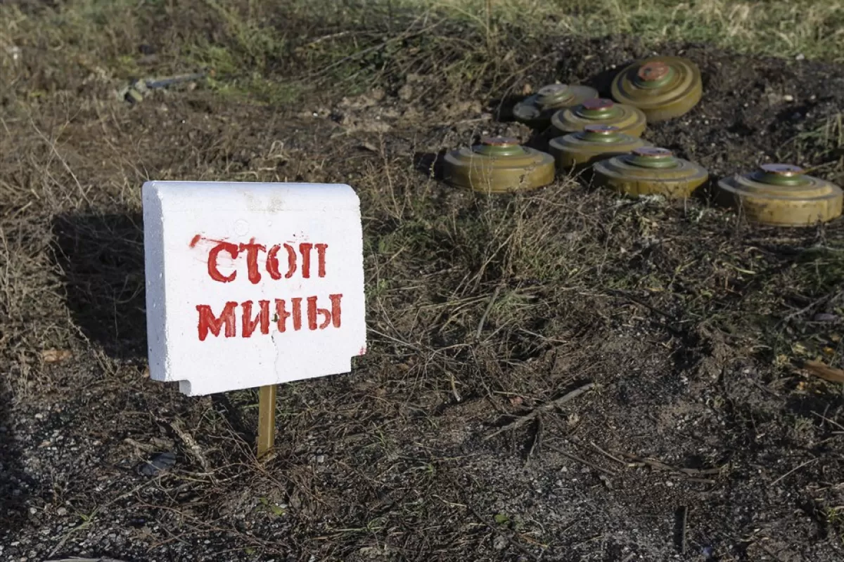 RĂZBOI ÎN UCRAINA: Ucraina, suspectată că utilizează mine antipersonal