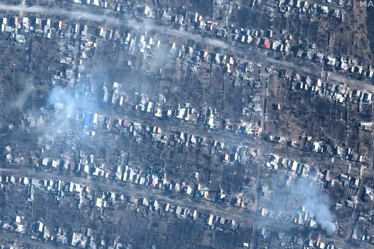 Lupte violente pentru centrul Bahmutului