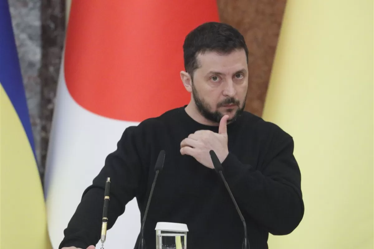 Președintele ucrainean, Volodimir Zelenski, a mers la Bahmut