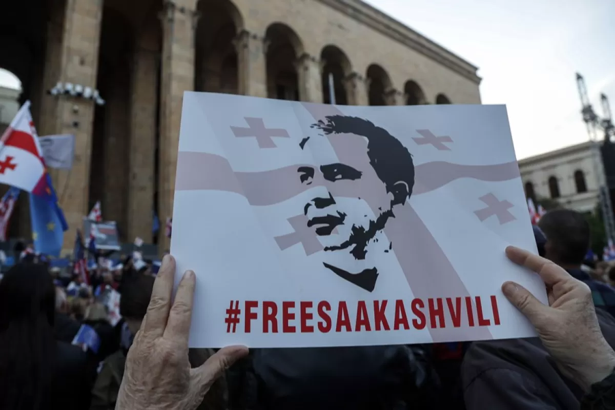Manifestanţii anti-guvernamentali din Georgia acuză puterea de derivă autoritară pro-rusă