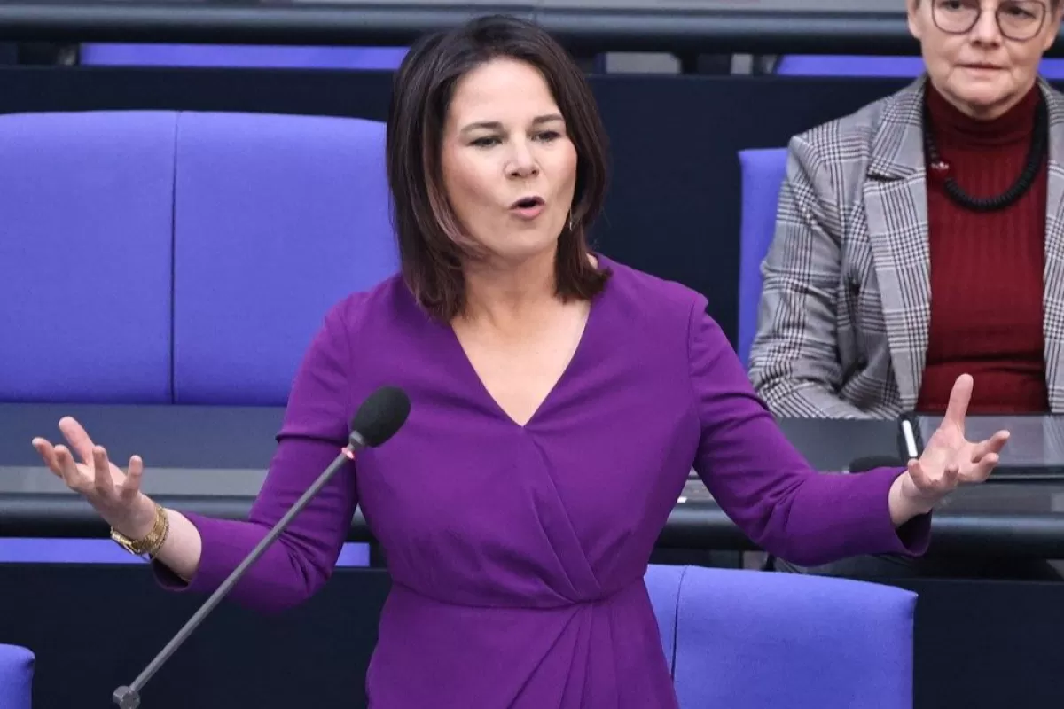 Ministrul german de externe Annalena Baerbock, Berlin, Germania, 19 aprilie 2023.