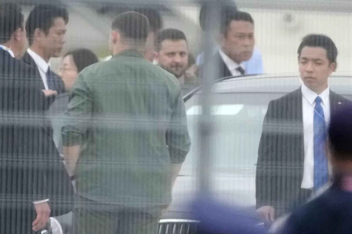 Președintele ucrainean, Volodimir Zelenski, participă la summitul G7 din Japonia