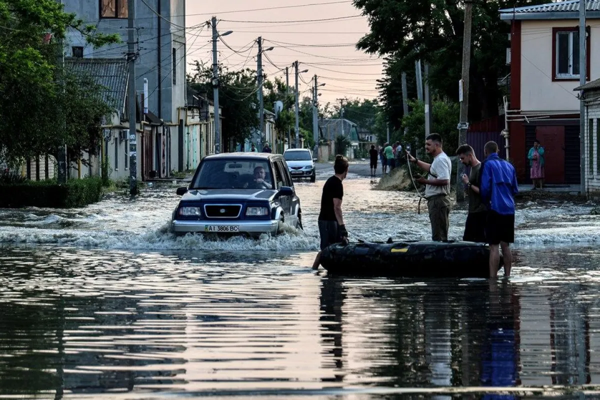 Creşte numărul oamenilor morți în inundațiile din sudul Ucrainei