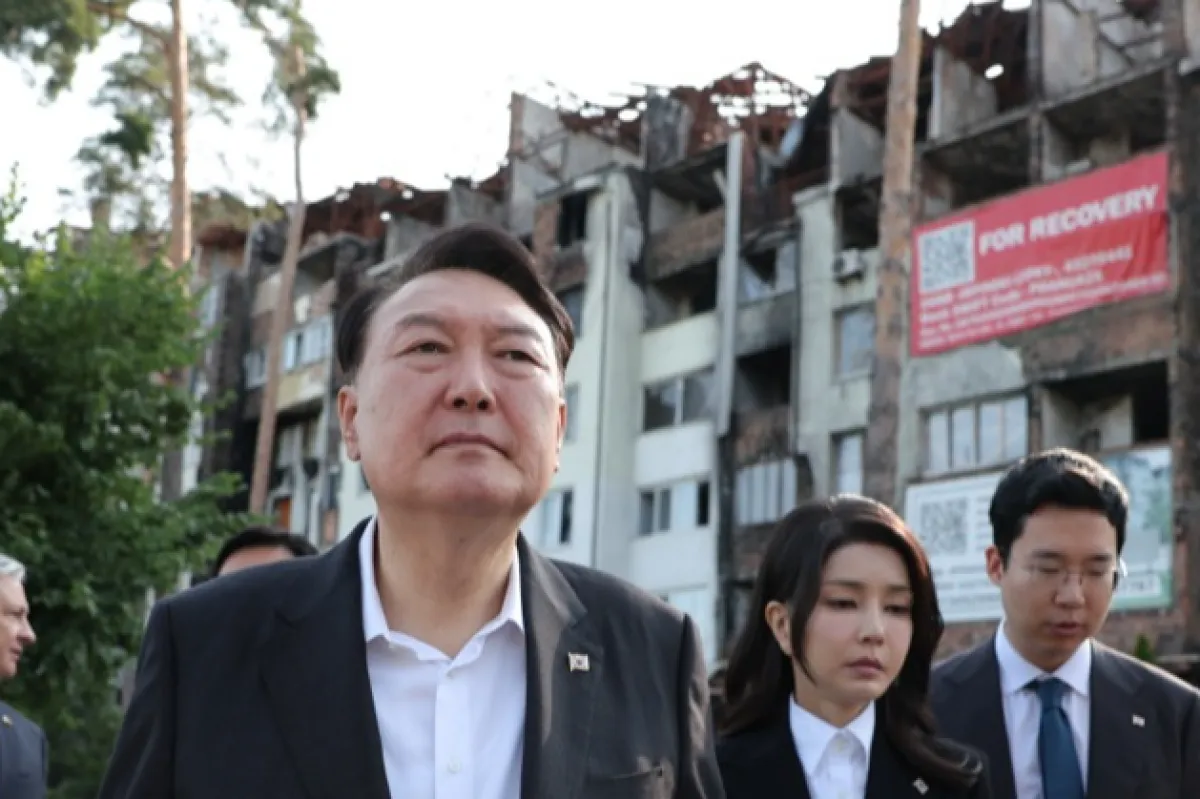 Preşedintele Coreei de Sud în vizită surpriză la Kiev