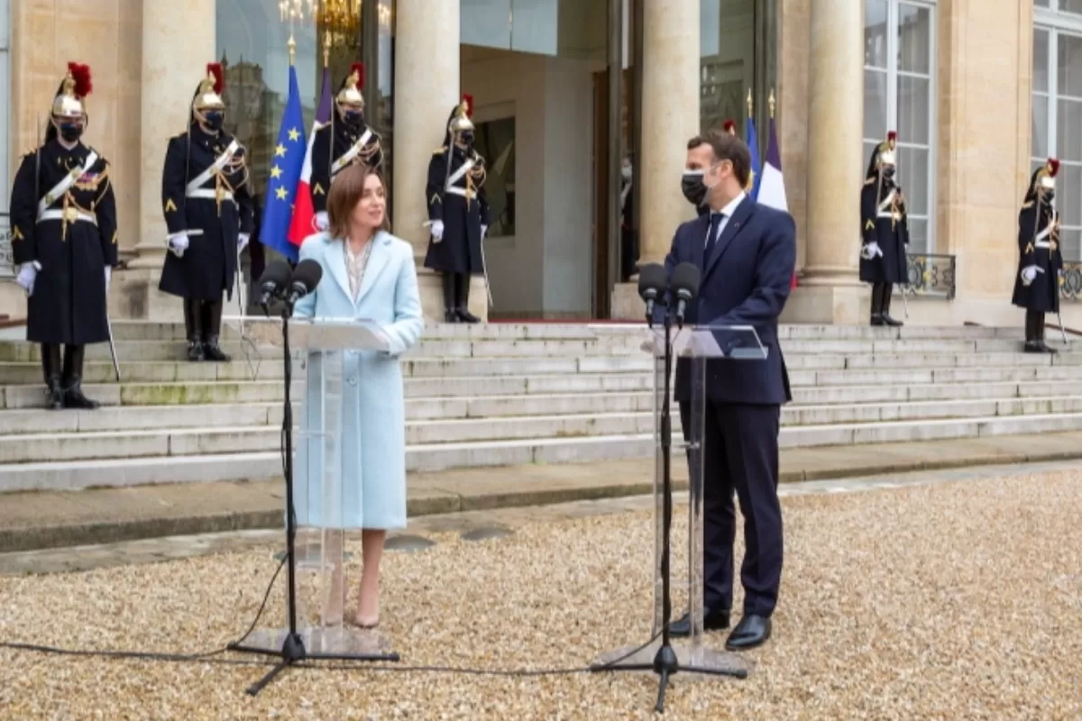 Întâlnire Emmanuel Macron – Maia Sandu la Paris: Franța sprijină integritatatea Republicii Moldova