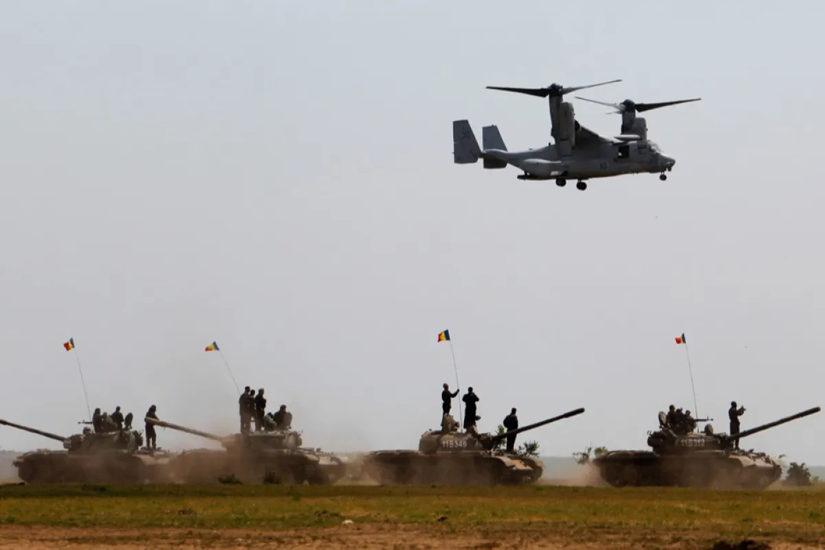 Exerciţiu militar al Grupului de Luptă NATO din România