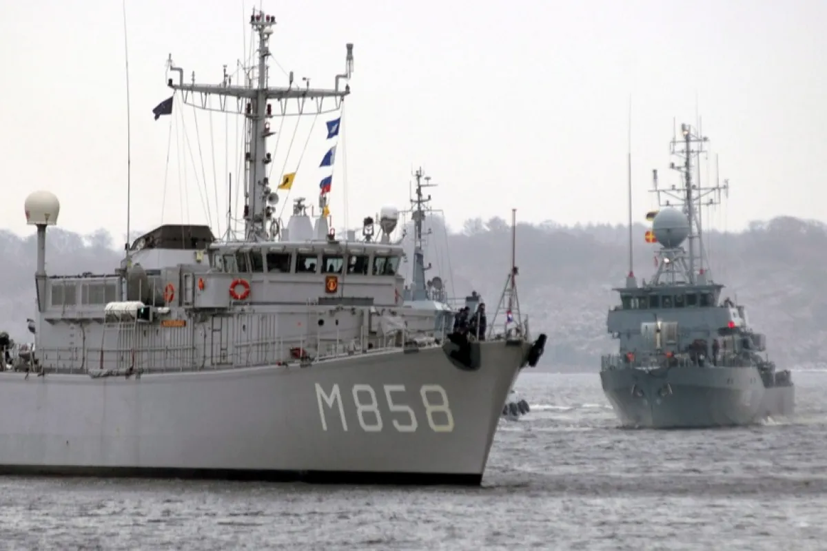 Vânător de mine, intrat în serviciul Forțelor Navale Române