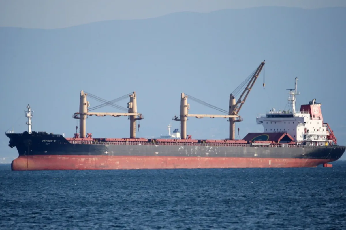 Navă civilă turcească lovită de o mină în Marea Neagră, în apropiere de Sulina