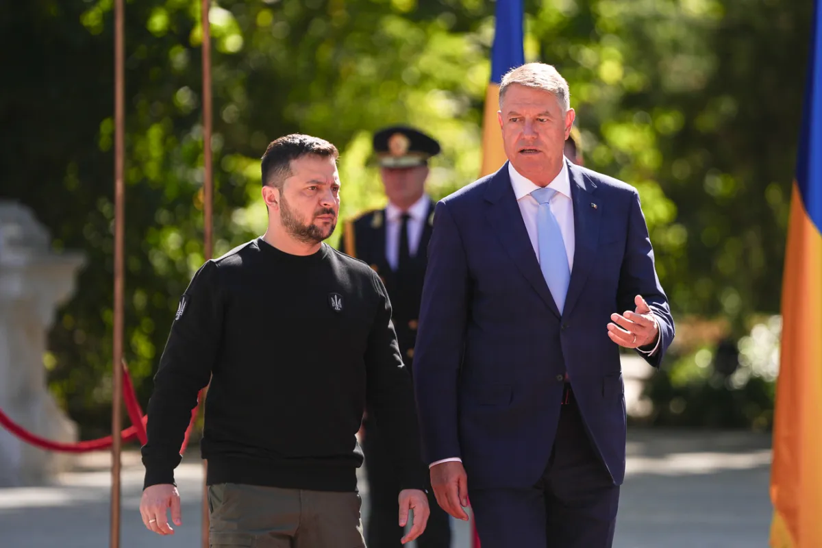 Volodimir Zelenski a ajuns la București