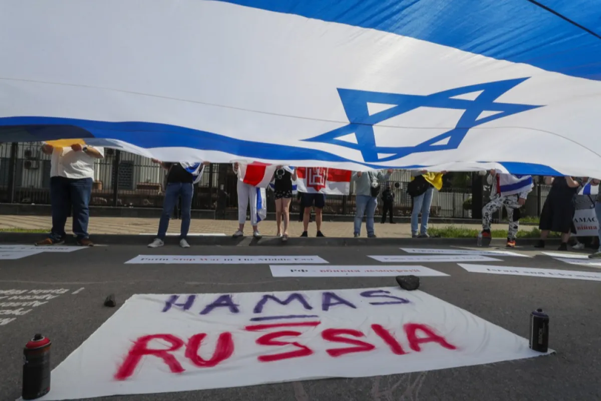 PROPAGANDĂ DE RĂZBOI: Rusia luptă în Ucraina pentru libertatea palestinienilor