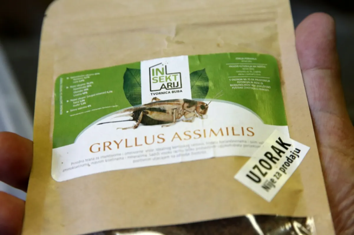 Alimentele ce conțin făină din insecte trebuie expuse separat