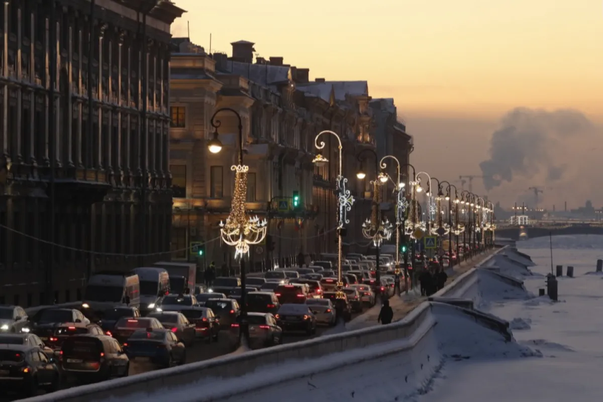 Incendiu imens la Sank Petersburg