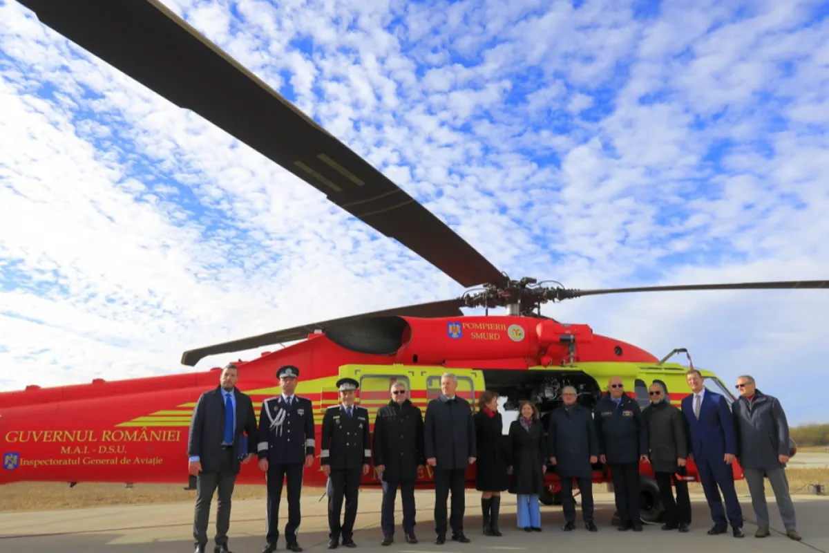 Lockheed Martin şi Aerostar au deschis un centru european de service pentru elicopterele Black Hawk