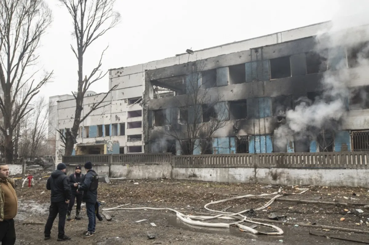 Rușii au bombardat un spital din estul Ucrainei