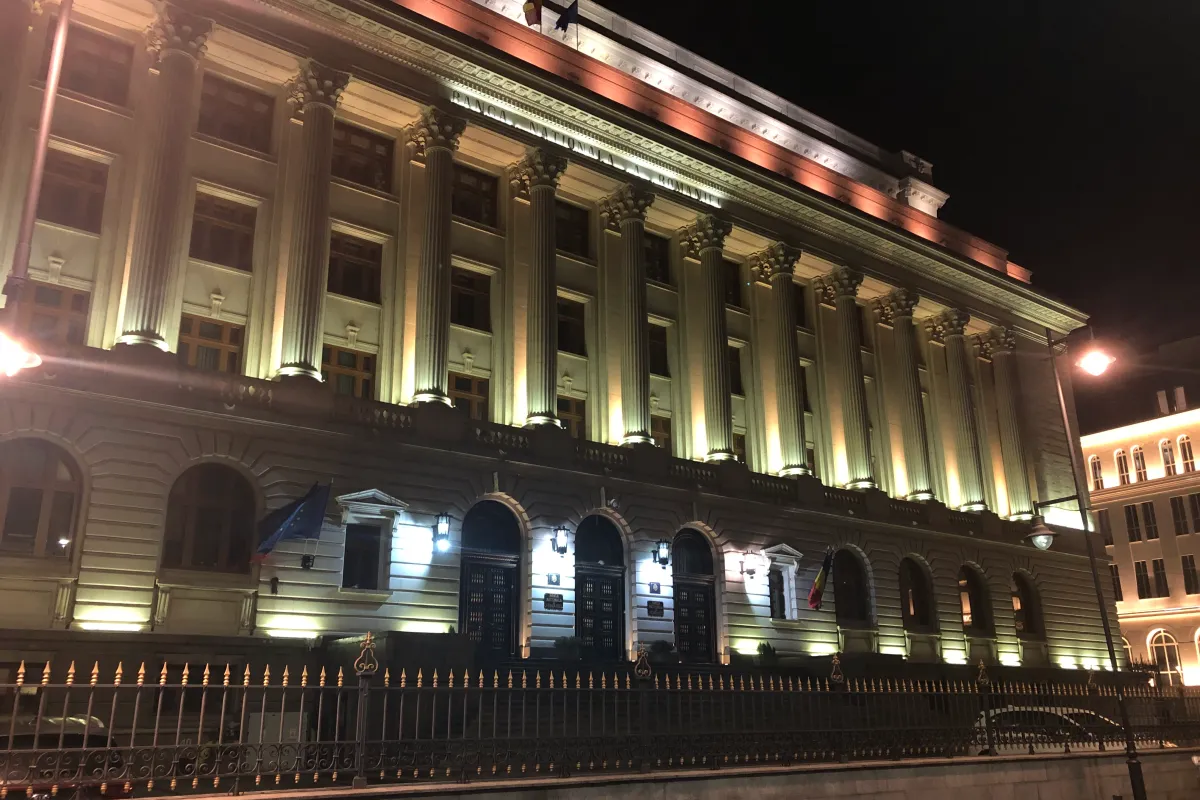 Sediul Băncii Naționale a României, în București, România, 26 Februarie 2024.