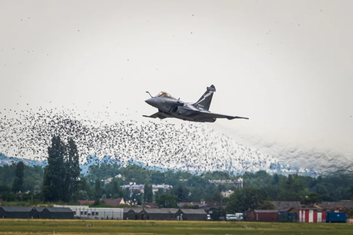 Aeronave de luptă Rafale ale aviației franceze se află în misiune în România